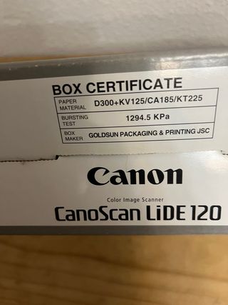 Scanner Canon CanoScan LiDE 120