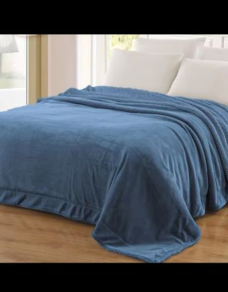 Edredón azul 130x160 cm