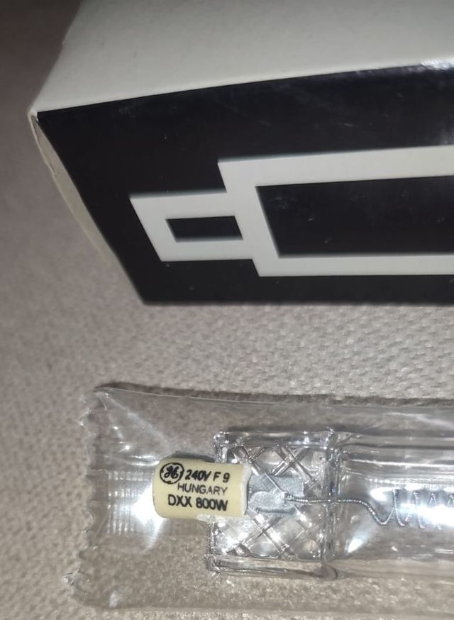 GE Quartzline DXX 800W R7s professionale NUOVA