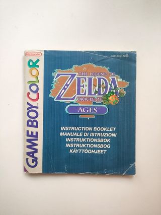 The Legend of Zelda Oracle of Ages Manual ITA