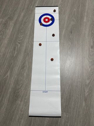 Juego de curling de mesa