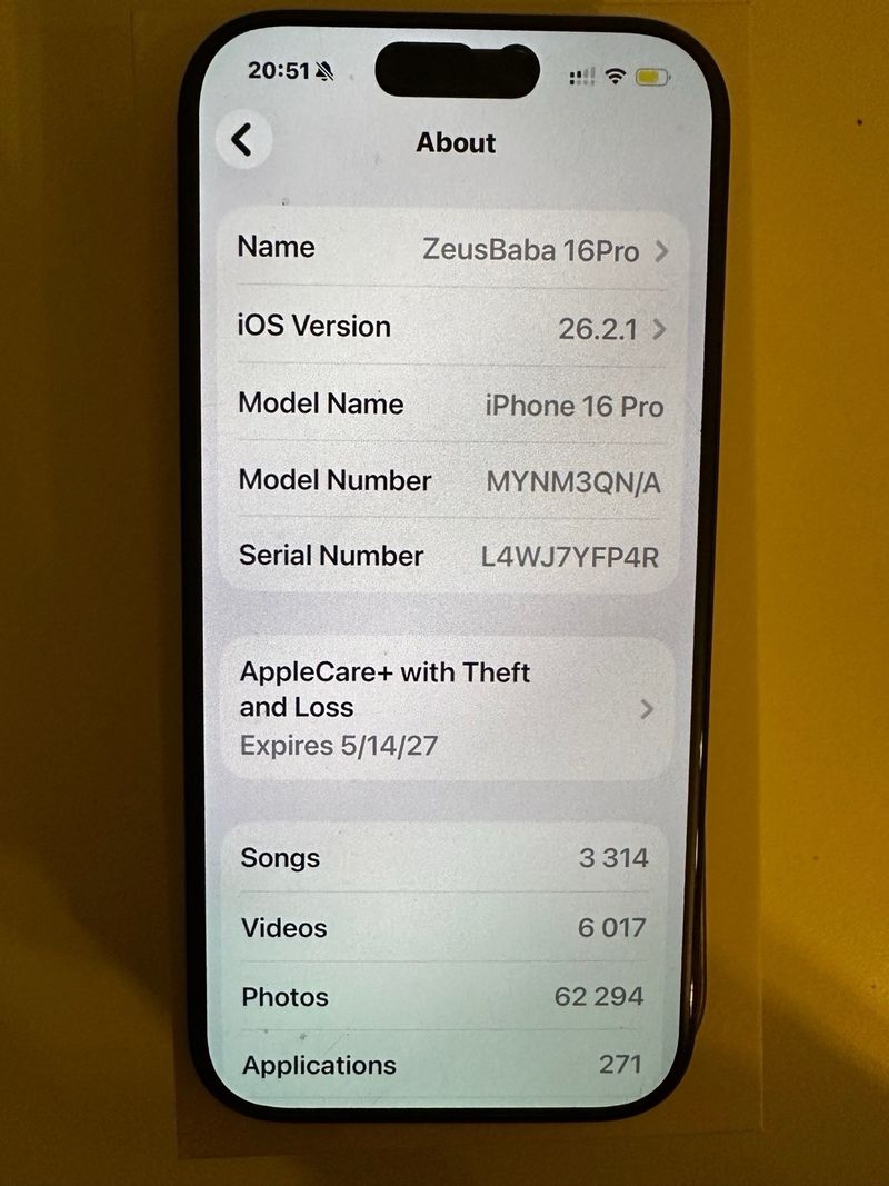 iPhone 16 Pro 512GB Negro afbeelding 5