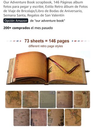 Libro scrapbooking película UP