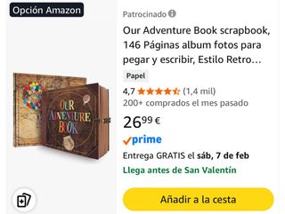 Libro scrapbooking película UP