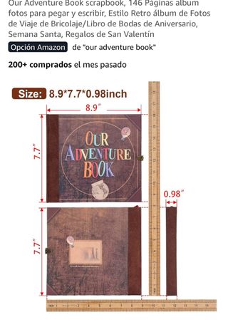 Libro scrapbooking película UP