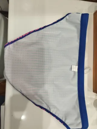 Bañador slip Turbo hombre azul y rosa