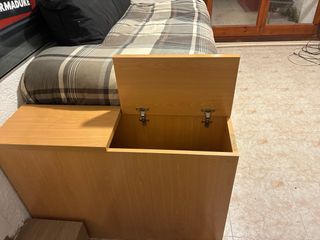 Cama nido con 3 cajones, segunda cama con ruedas