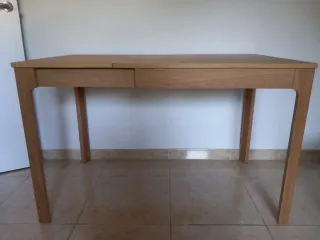 Mesa Comedor Extensible + 2 Sillas Madera