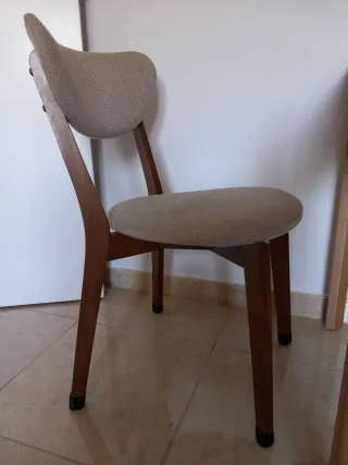 Mesa Comedor Extensible + 2 Sillas Madera