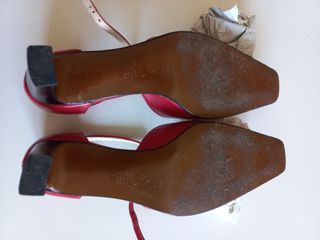 Scarpe Lady Vintage Pelle Rosse