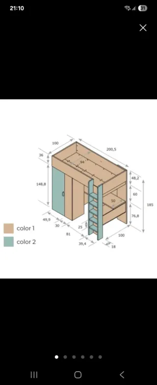 Habitación juvenil (RECOGIDA EN GAVÀ - NO ENVIOS)