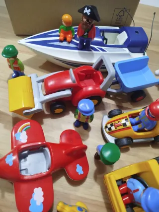 Playmobil 125 - Avión, Barco y Camión
