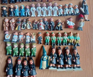 Figuras Alborox, Semana Santa, Curas, Tunos,