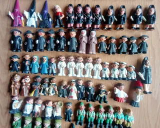 Figuras Alborox, Semana Santa, Curas, Tunos,