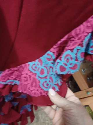 Vestido Flamenca Asimétrico Nuevo