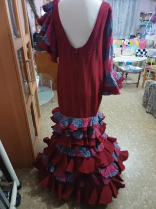 Vestido Flamenca Asimétrico Nuevo