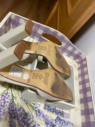 Zapatos de salón CASTELL beige