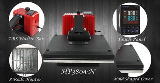 Prensa de Calor 2KW / Plancha térmica sublimación