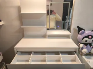 Tocador Maquillaje con Espejo LED