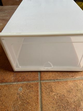 20 Cajas Organizadoras Apilables Transparentes