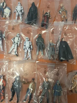 Figuras Star Wars, 34 figuras,