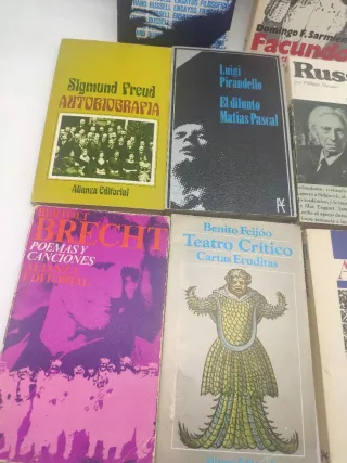 Lote 8 libros Alianza editorial y edaf