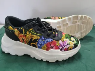 Sapatilhas Versace Jeans, multicolorido, flores