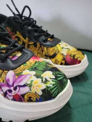 Sapatilhas Versace Jeans, multicolorido, flores