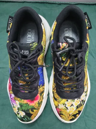 Sapatilhas Versace Jeans, multicolorido, flores