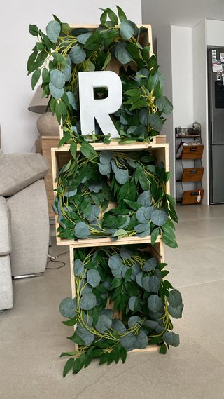 Pack decoración boda: cajas y corazón