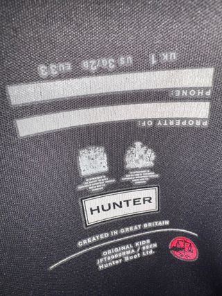 Botas Hunter niño Talla 33