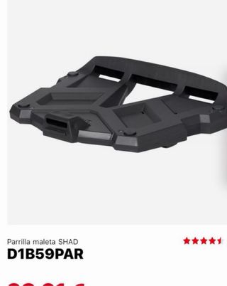 Parrilla maleta SHAD D1B59PAR