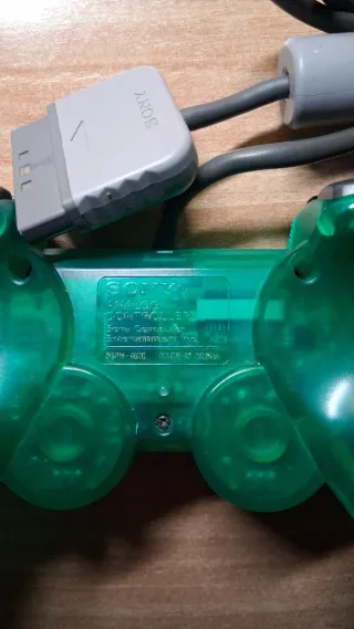 Mando PS2 DualShock 2 - Emerald Green Transparente