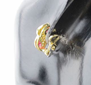 Pendientes oro blanco 18K zafiro + diamantes (con