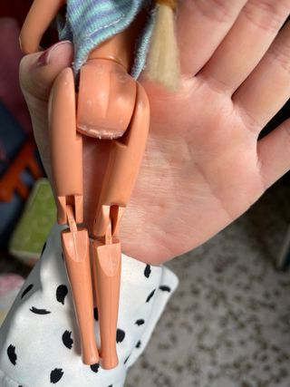 Muñeca chabel antigua articulada