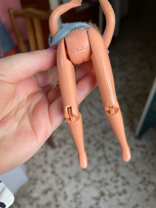 Muñeca chabel antigua articulada