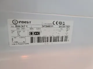 Nevera marca Indesit A +
