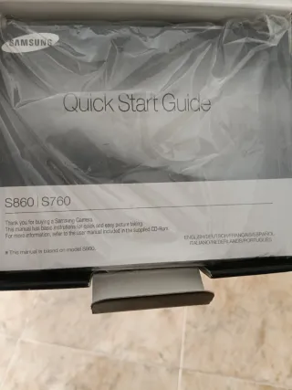 Cámara de fotos Samsung, 8 pilas incluidas.