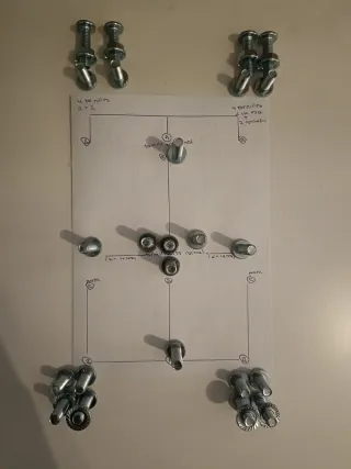 Base colchón 1,35 x 1,90. Toda plegable!