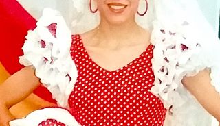 Vestido Flamenco de Diseñador Saul Mendoza