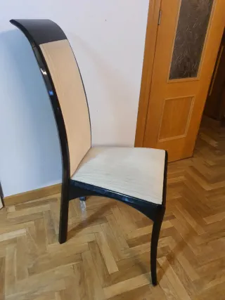 Conjunto de mesa y 6 sillas de salon