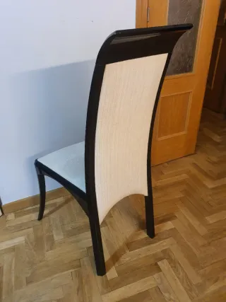 Conjunto de mesa y 6 sillas de salon