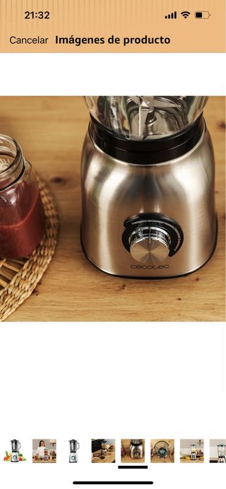 Cecotec Batidora de Vaso Power Black Titanium 1800