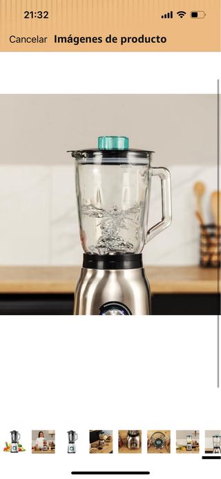 Cecotec Batidora de Vaso Power Black Titanium 1800