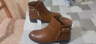 Botas de invierno de mujer color marrón talla 38