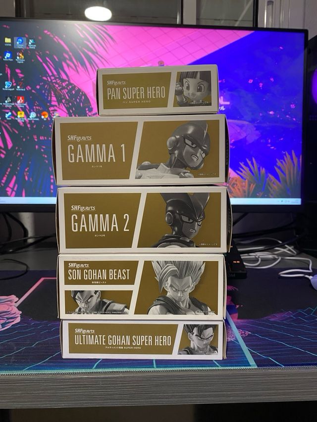 PACK 5 S.H.FIGUARTS DRAGON BALL SUPER: SUPER HERO