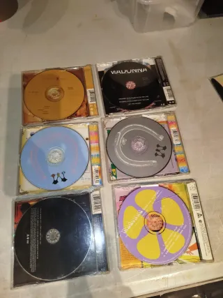 6 CDs single Madonna