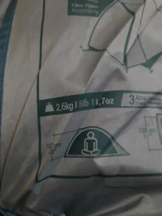 Tienda de campaña 2 personas