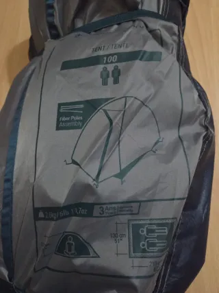 Tienda de campaña 2 personas