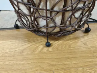 Lampada da terra o da tavolo in rattan